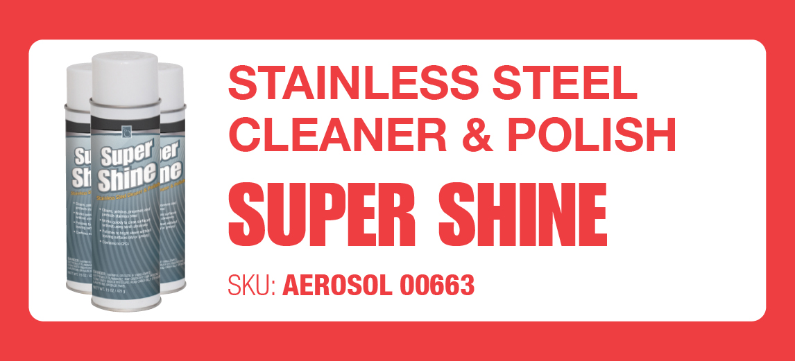 Super Shine - Stainless Steel Clener - Cold and Flu Prevention - Deodorize, Disinfect, Kill COVID-19