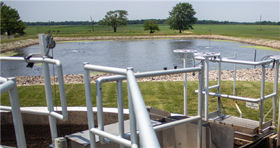 Municipal water plant with wastewater treatment